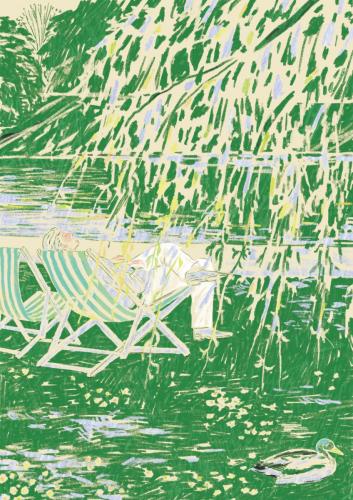The border deck chair